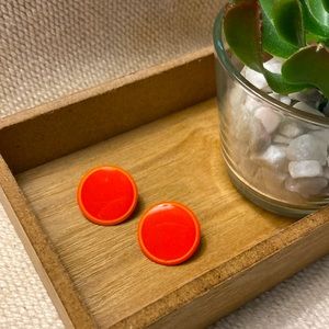 🧡Orange earrings🧡